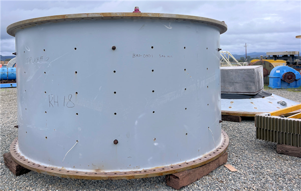 Unused Outotec 3.7m X 1.5m (12.1' X 4.9') Sag Mill, 350 Hp (260 Kw))